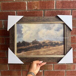 TARGET STUDIO MCGEE WIDE WOOD FRAME WALL ART